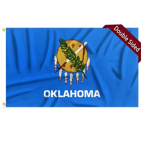 Amazon.com : FLAGWIN Oklahoma Flag 3x5 FT - 3 Ply Double Sided ...