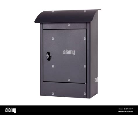 Modern letter-box isolated on a white background Stock Photo - Alamy