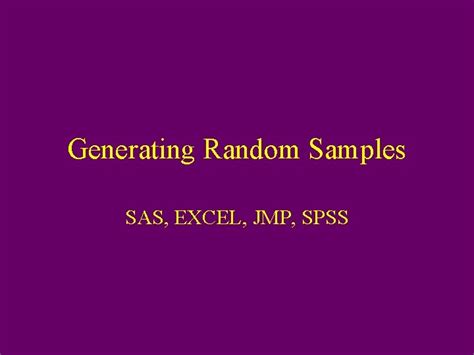 Image result for SPSS Random Sample