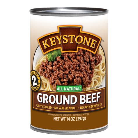 Canned Ground Beef | Keystone Meats