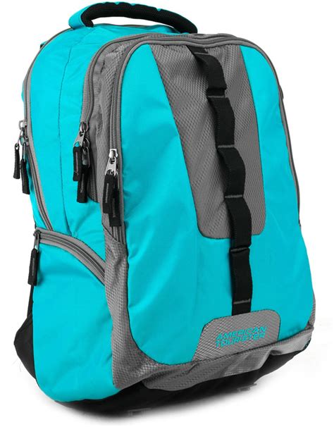 American Tourister Buzz 04 Laptop Backpack Turquoise and Black - Price ...