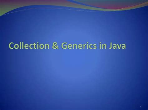 Image result for Collection and Generics Tutorial in Java