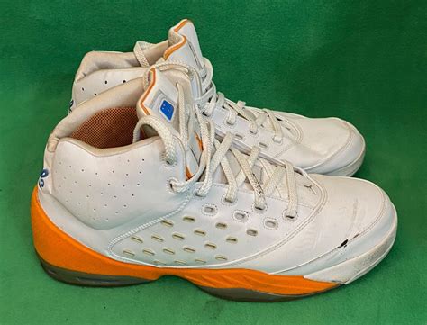 Nike Air Jordan Melo White Orange Carmelo Anthony 311813-141 Men's ...