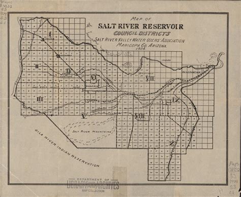 Gila Salt River Arizona Map Gila And Salt River Initial Point Trail,