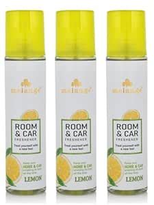 Buy Lemon Liquid Room & Car Air Freshener Spray | Pack of 3 (250 ML ...