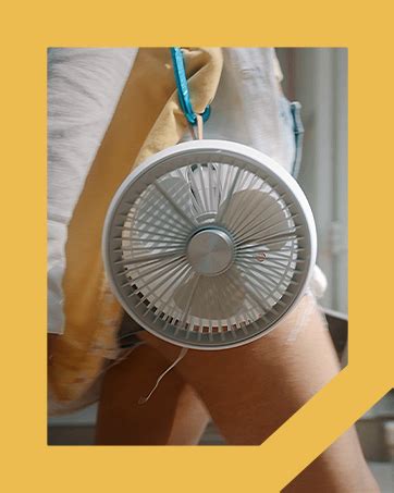 Buy NUUK LIT Cordless & Rechargeable 7 Inch Table Fan with Night Light ...