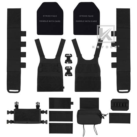 Buy KRYDEX Low Vis Slick Plate Carrier & MK3 Micro Fight Placard & SACK ...