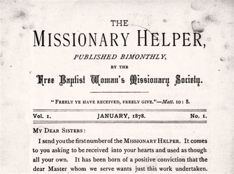 The Missionary Helper (1878-1919) - Free Will Baptist History