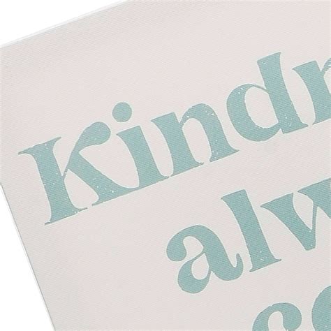 Kindness Always Comes Back Canvas Wall Sign, 12" | At Home