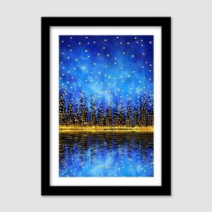 Disintegration Of A Metropolis Laminated & Framed, Dual-Utility (Wall ...