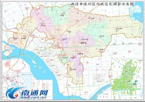 南通市行政区划地图
