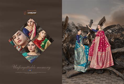 Sangam Presents Priya Anand Silk Saree With Siroski Work