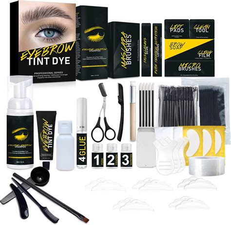 Joyeee 2 in 1 Lash Lift & Brow Lamination Kit, 3D Eyebrow Eyelash ...