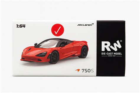McLaren 750S – 1:64 Scale Die-Cast Model (RW Series) – Whizzy Wagon