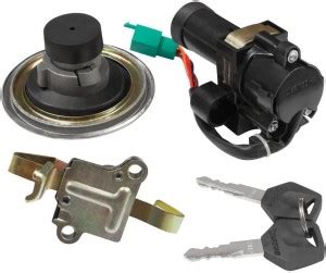 deutsche Ignition Cum Steering Lock Kit Compatible With TVS Sport/Sport ...