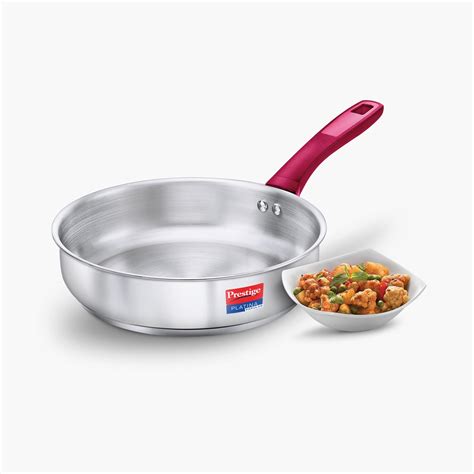 Buy PRESTIGE Platina Popular Silver Stainless Steel Fry Pan - 1.5l from ...