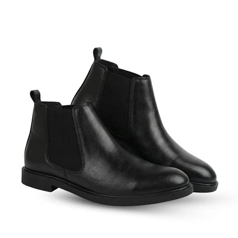 Men’s Black Chelsea Boots | CHELZEE Slip-On Vegan Boots – Ethik