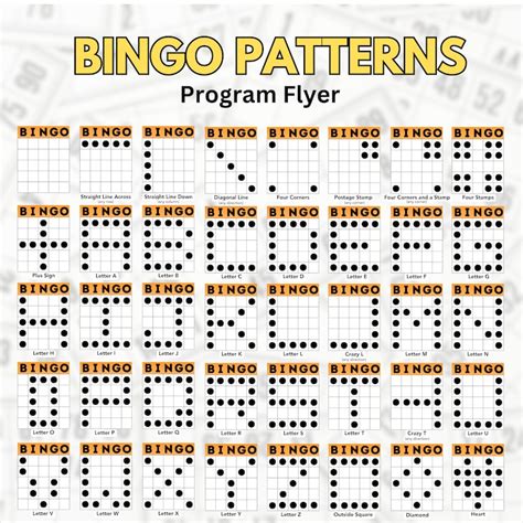 Image result for Examples of Bingo Patterns