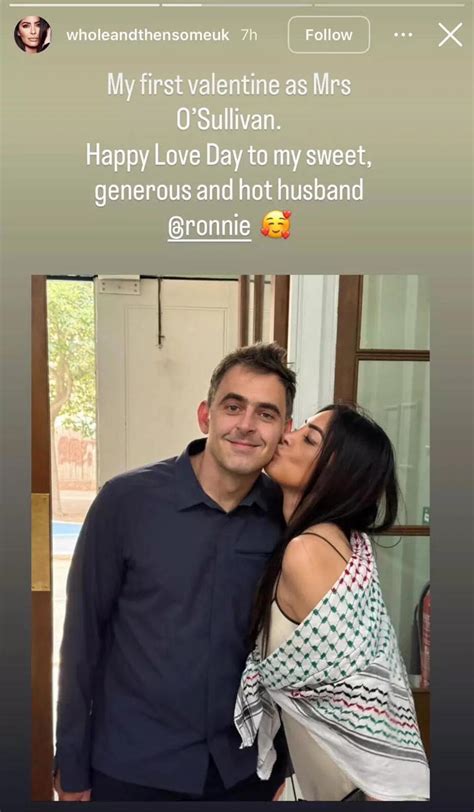 Ronnie O’Sullivan receives emotional first Valentine’s Day message from ...