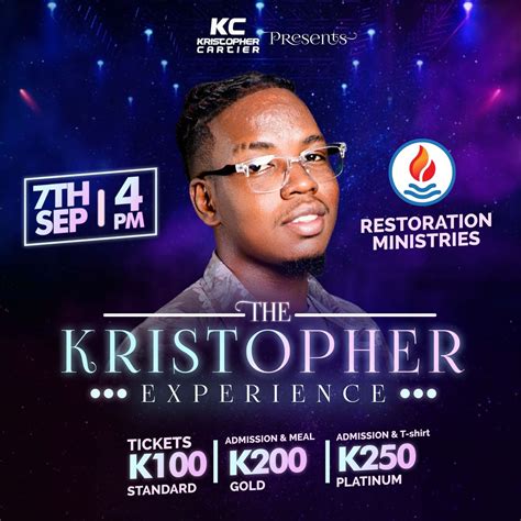 The Kristopher Experience Concert 2024, Restoration Ministries ...