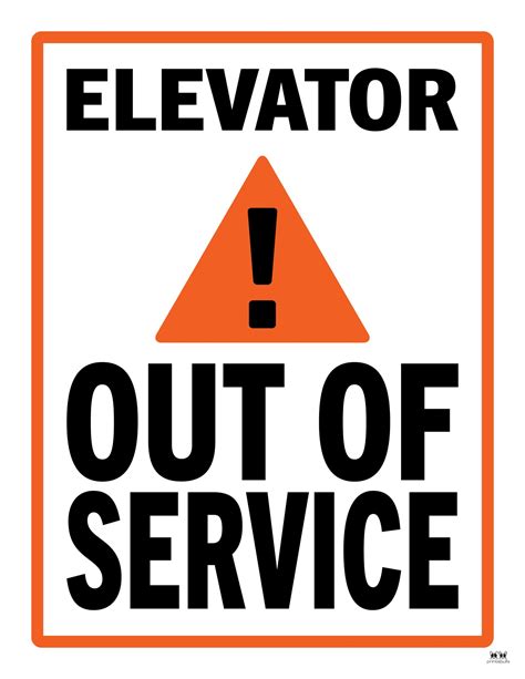 Out Of Service Signs - 25 FREE Printables | Printabulls