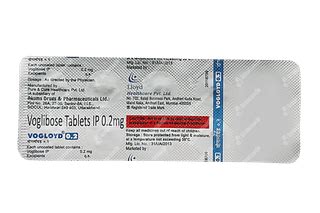 Vogloyd 0.2 Tablet 10: Uses, Side Effects, Price & Substitutes