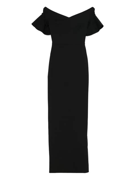 Solace London Cielo Off-Shoulder Maxi Dress Price in India | Culture Circle