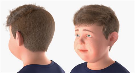 3D model Realistic Modern Teenage Boy Rigged | 3D Molier International