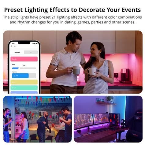 SONOFF L3 RGB Smart LED Strip Lights – 5M/16.4Ft with IP20 Protection