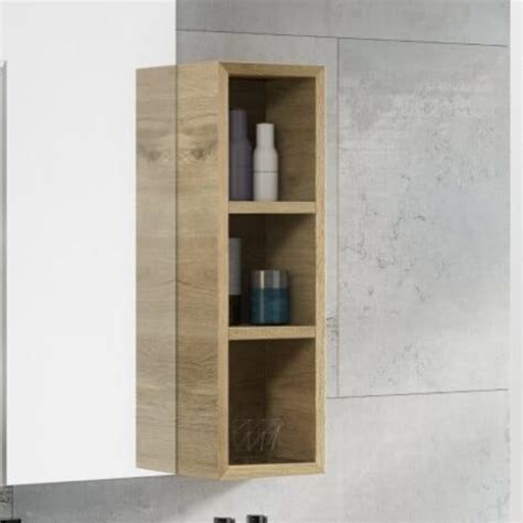 Estante De Baño Landy Roble Para Baños. Estantes BATH POINT.