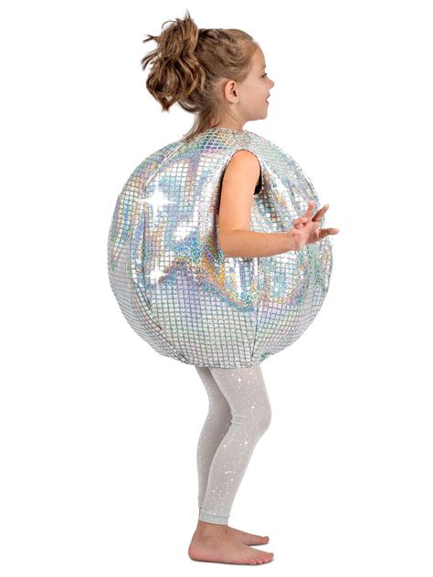 Girls' 1970's Disco Ball Costume