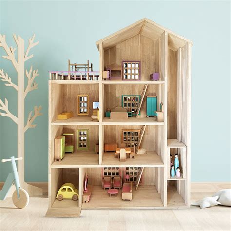 Wooden Doll House for Kids 3-8 | Pretend Play | SkilloToys