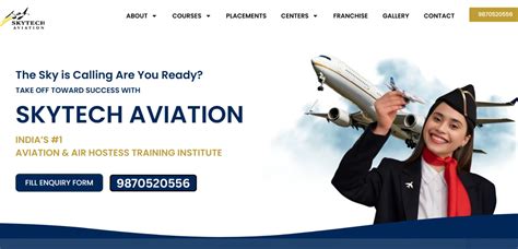 Best Flight Attendant & Air Hostess Training Institute - Skytech Aviation