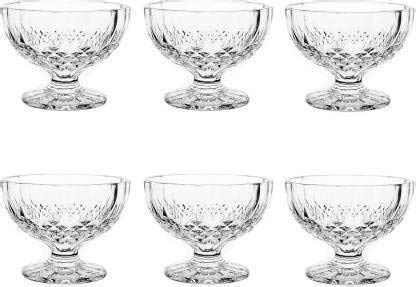 JNSM Clear Glass Tea and Coffee Cup Set (170ml Each, Pack of 6 ...