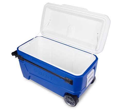Buy Igloo 110 qt. Glide Ice Chest Cooler with Wheels, Blue Online at ...