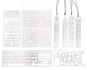 9pcs/set Multi Functional Creative Hollow Out Metal Stainless Steel ...