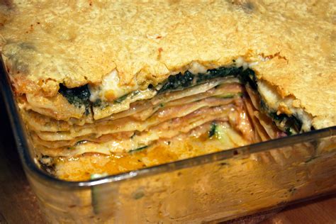 Lasagne met gerookte zalm, courgette en spinazie (Jeroen Meus)