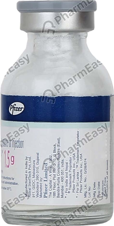Magnex Forte 1.5gm Vial Of 1 Injection: Uses, Side Effects, Price ...
