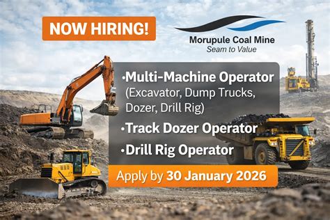 Morupule Coal Mine Jobs 2026: New Operator Vacancies in Palapye (Apply by 30 January) | Latest ...