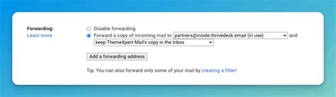 Forward email from Google Workspace (formally GSuite)