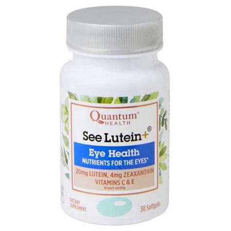 Buy See Lutein 30 Softgels By Quantum Health – HerbsPro.in