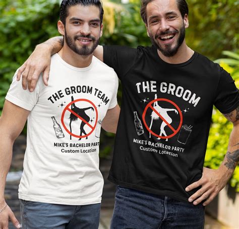 Personalized Bachelor Party Shirt Groomsmen T-shirts Custom Funny ...