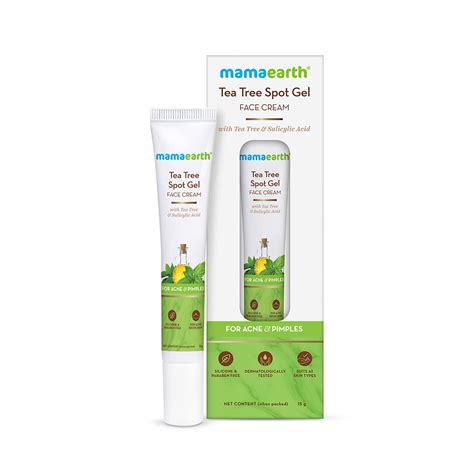 Mamaearth Tea Tree Spot Gel Pimple Removal Face Cream with Tea Tree ...
