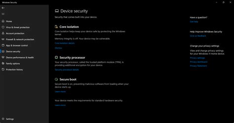 Image result for Memory Integrity Setting Off