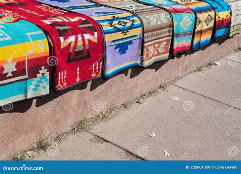 Colorful Native American Blankets for Sale Editorial Image - Image of ...