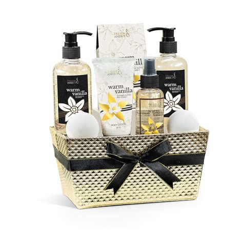 Buy Bath, Body, and Spa Kit Christmas Gifts for Women in Warm Vanilla ...