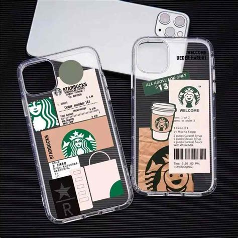 Starbucks Coffee Clear Custom Slim Soft Cases – ATCASA