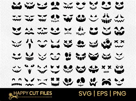 Halloween Monster Pumpkin Face SVG Graphic by happycutfiles · Creative ...