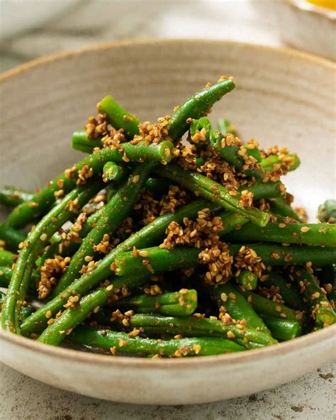 Japanese Green Beans with Gomae Sesame Sauce – The Vegan Larder