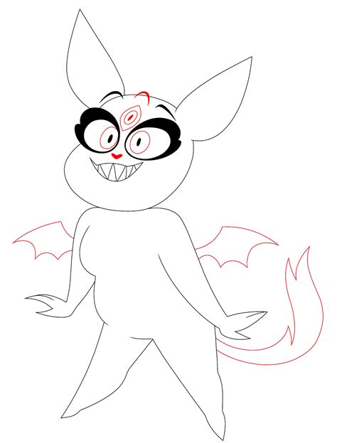 Helluva Boss - Emberlynn (Sinner) - Base by VivzieBases on DeviantArt